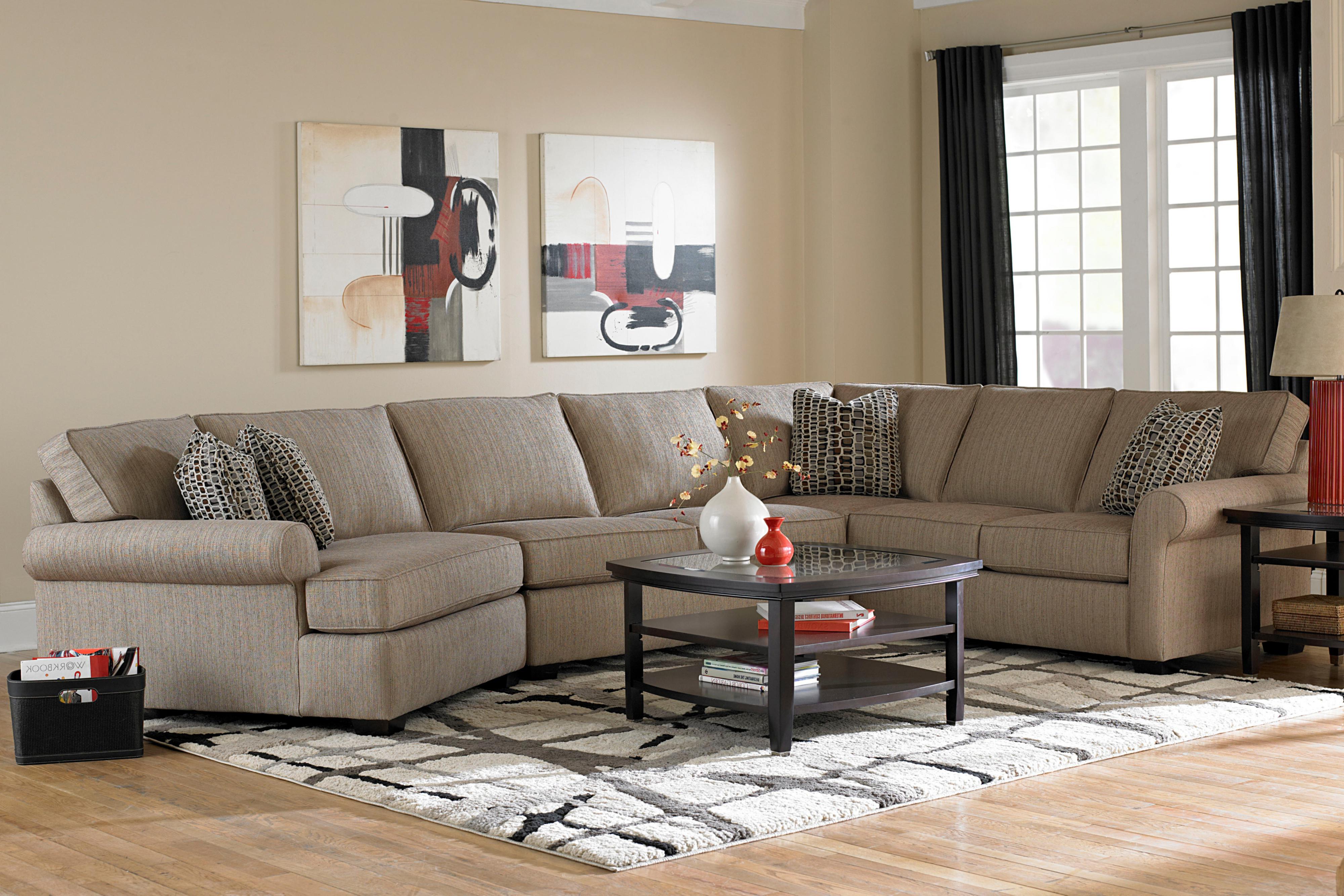 Broyhill Furniture Ethan Transitional Sectional Sofa with Left Facing